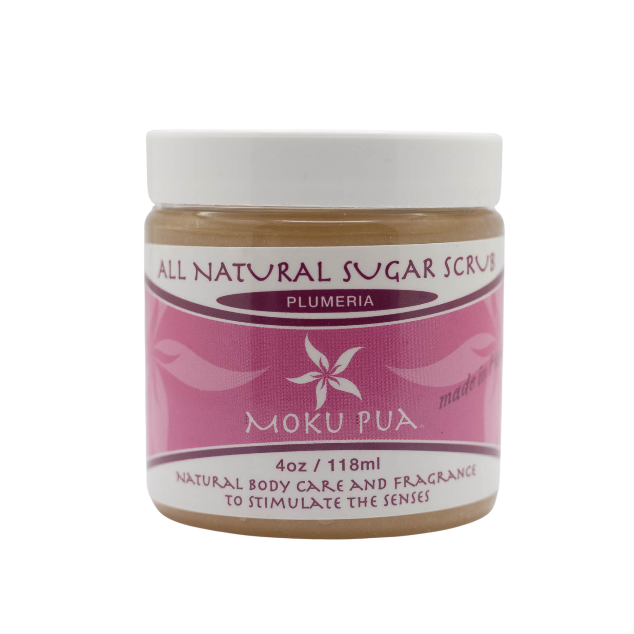 plumeria sugar scrub