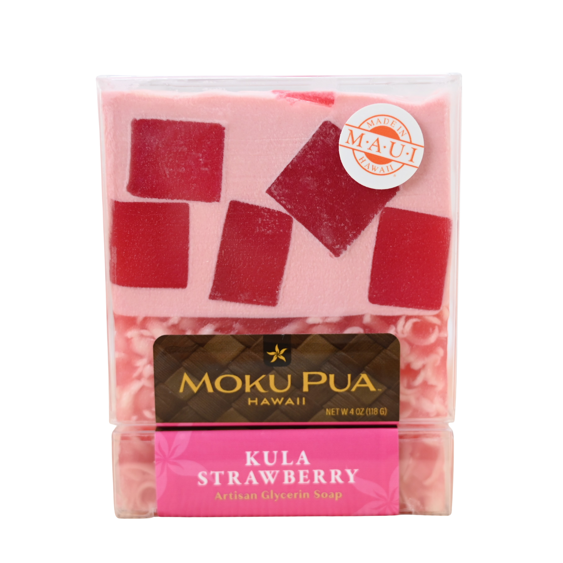 strawberry natural soap