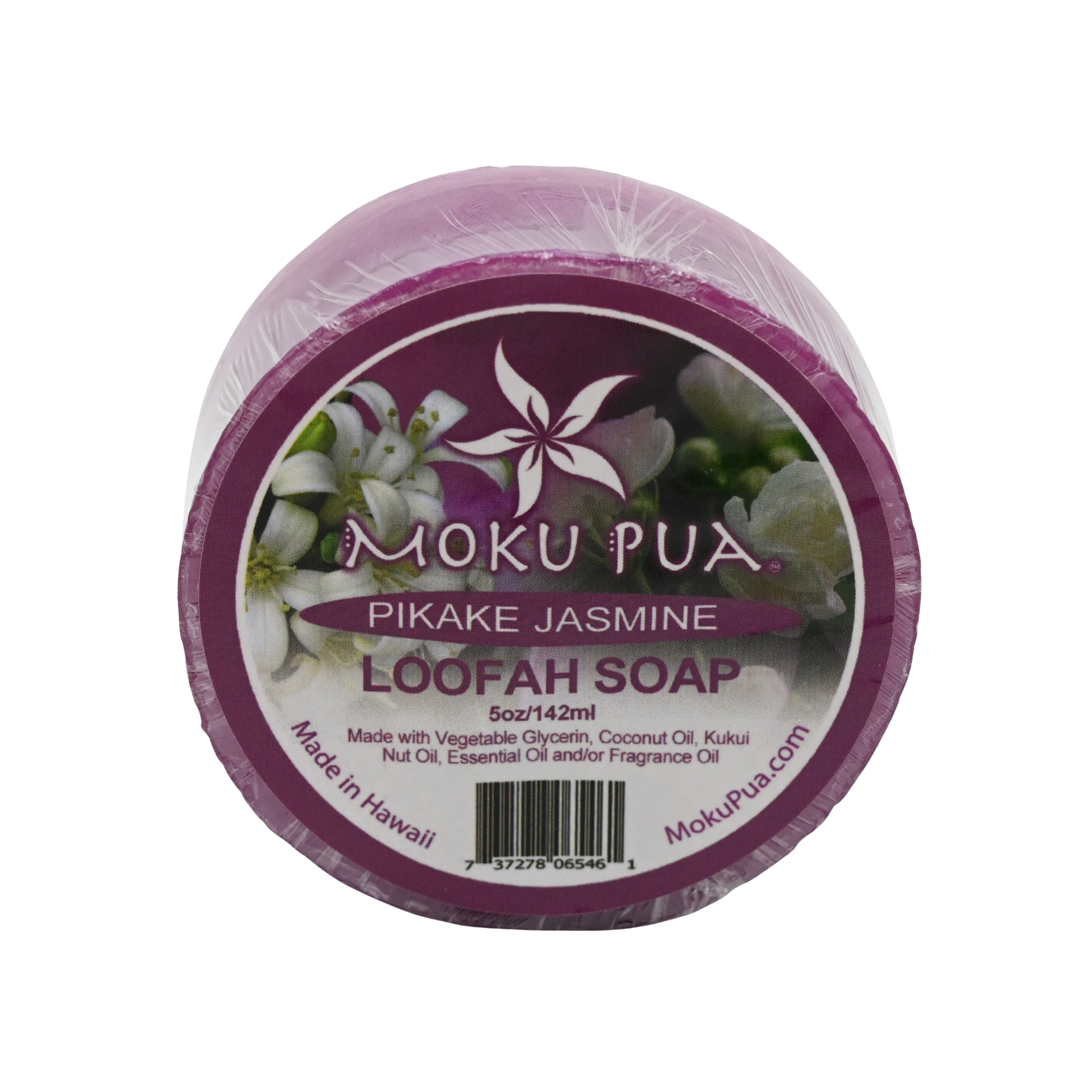 Pikake Jasmine Loofah Soap – Hawaiian Floral Exfoliating Bar