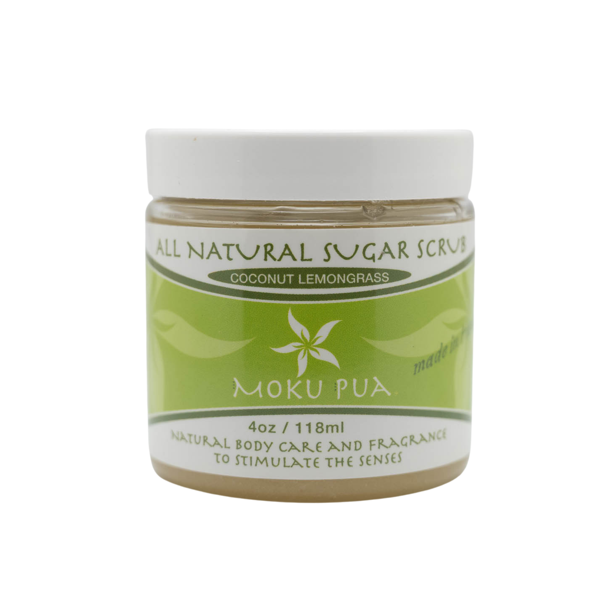 coconut lemongrass sugar scrub