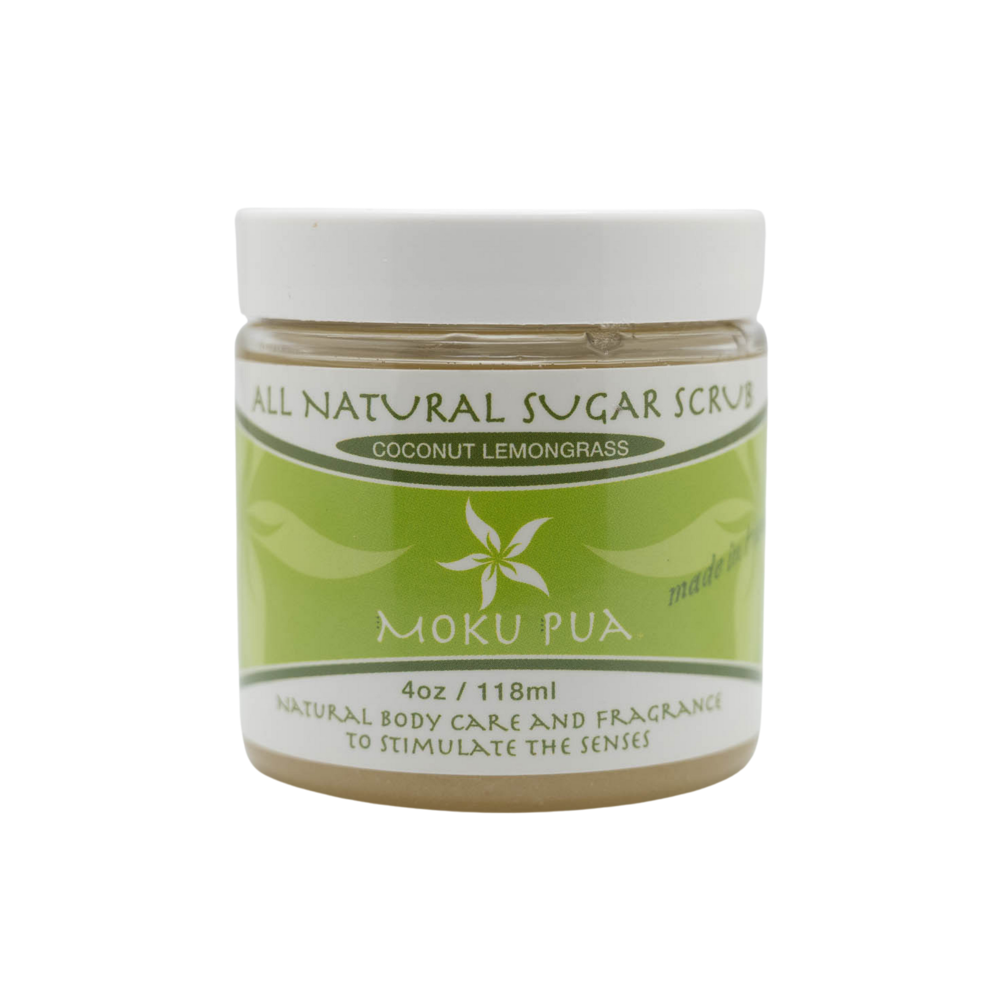 coconut lemongrass sugar scrub