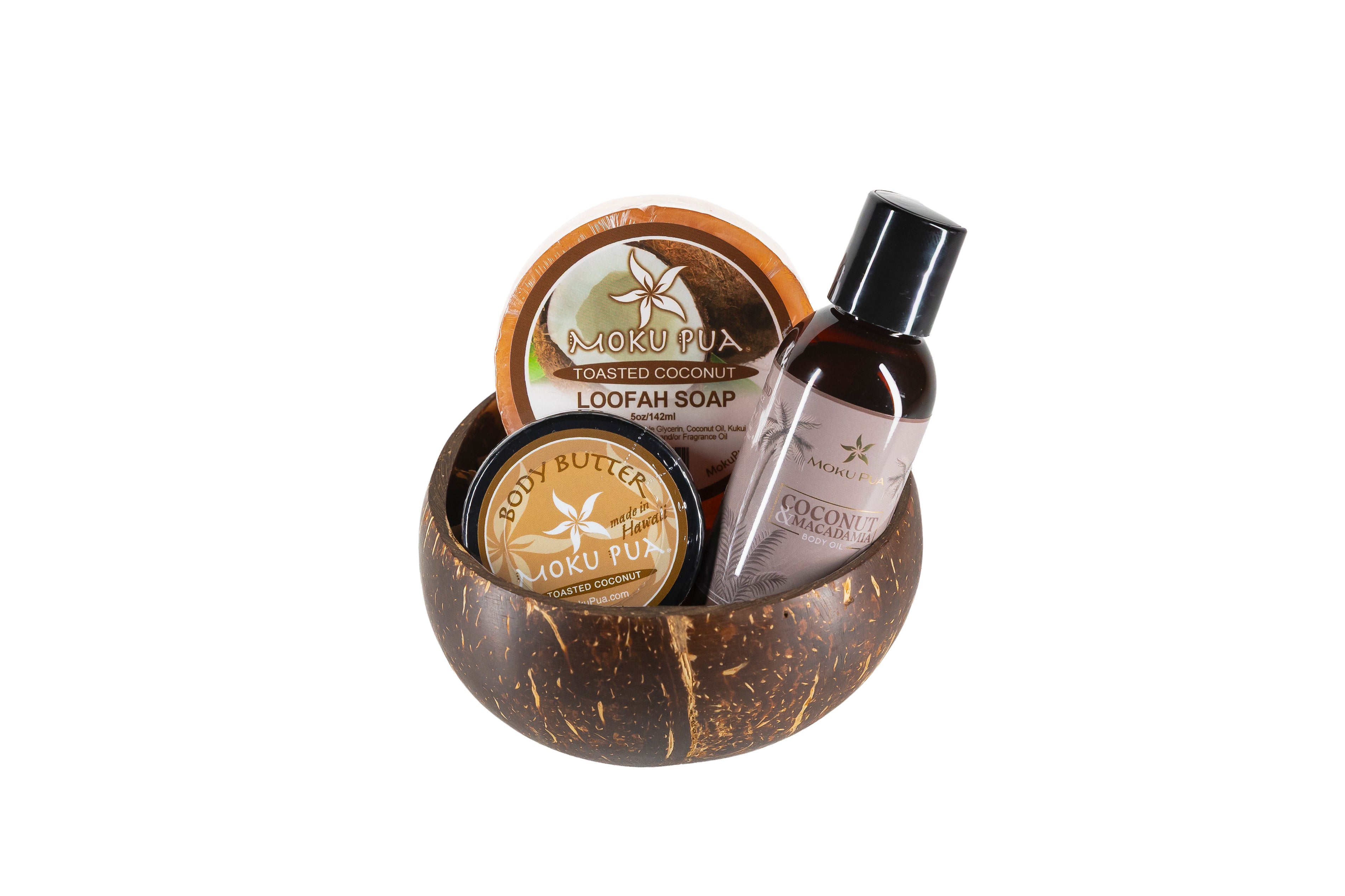 toasted coconut gift set body oil